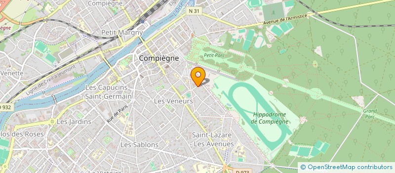 localisation de l'entreprise CHARLINE  COMPIEGNE