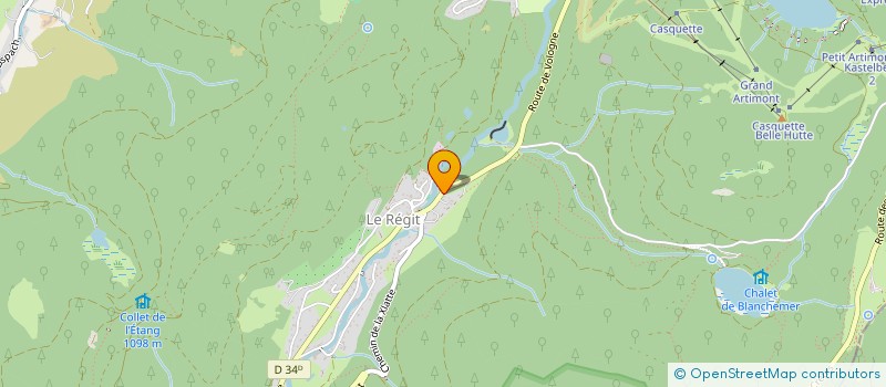 localisation de l'entreprise CHARLINE  LA BRESSE