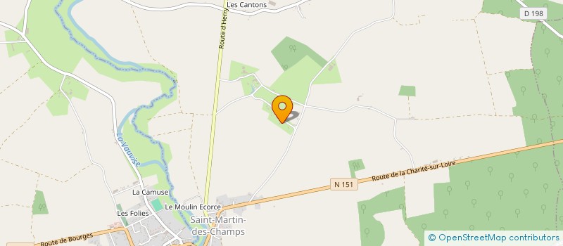 localisation de l'entreprise CHARLINE  SAINT-MARTIN-DES-CHAMPS