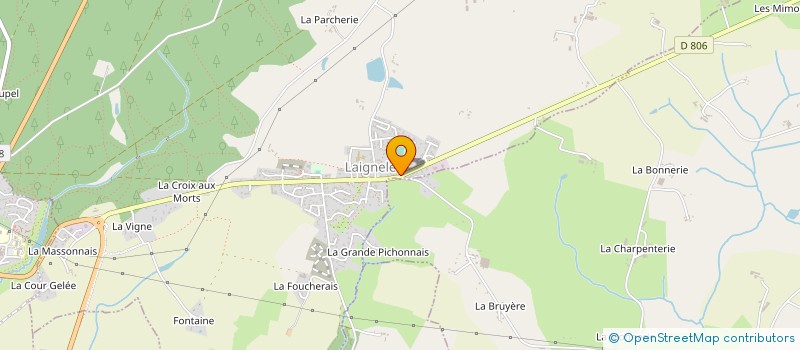 localisation de l'entreprise CHARLINE ACCESSOIRES  LAIGNELET