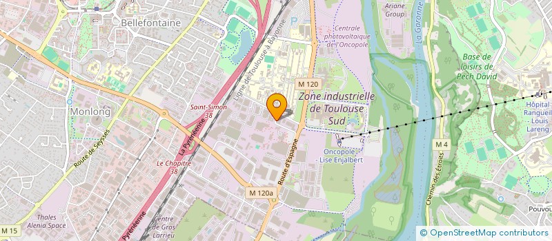 localisation de l'entreprise CHARLINE BRETONNET à TOULOUSE