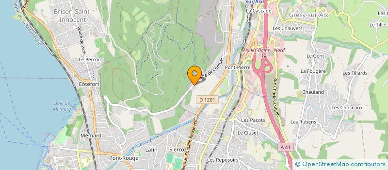 localisation de l'entreprise CHARLINE ET MAXIME  GRESY-SUR-AIX