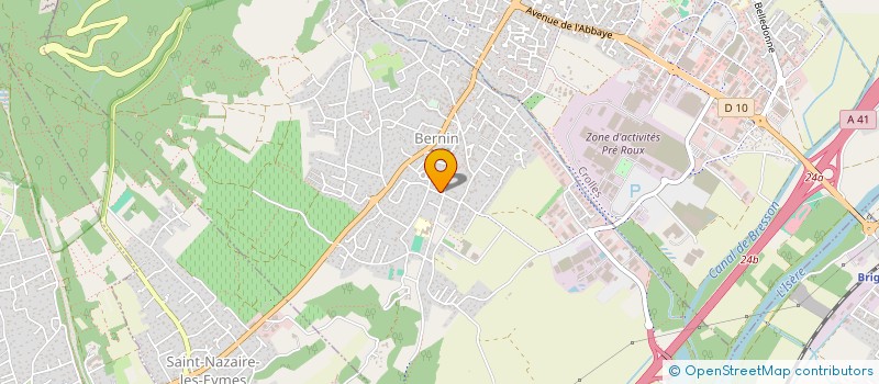 localisation de l'entreprise CHARLINE FABRE ARCHITECTE à BERNIN