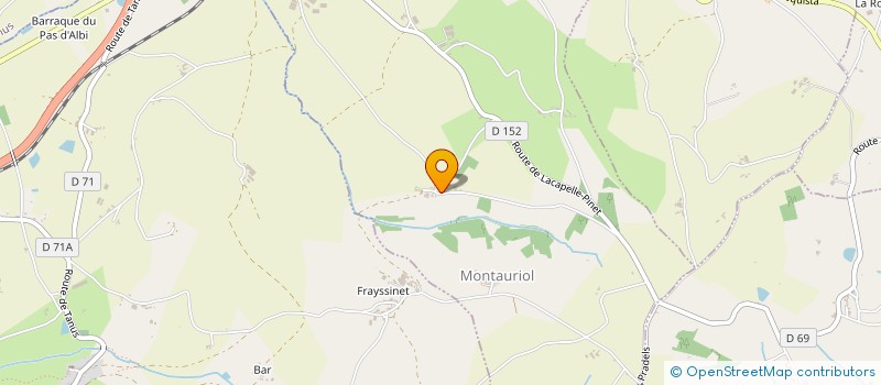 localisation de l'entreprise CHARLINE IMMOBILIER  MONTAURIOL