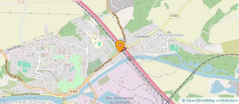 localisation de l'entreprise CHARLINE'S à MONTEREAU-FAULT-YONNE