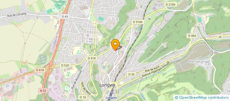 localisation de l'entreprise CHARLISE à LONGWY