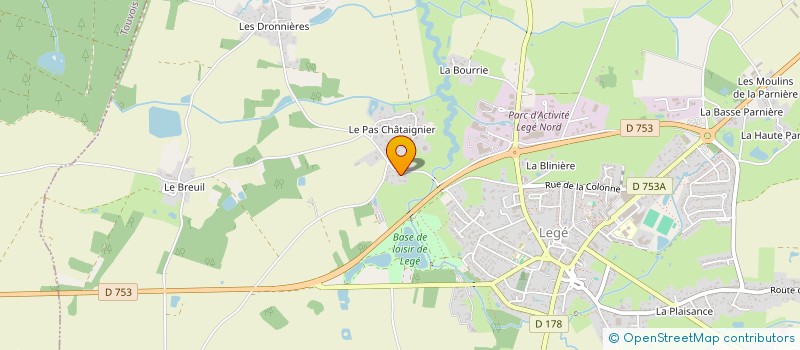 localisation de l'entreprise CHARLISTON  LEGE