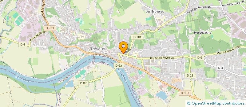 localisation de l'entreprise CHARLITO  TREVOUX