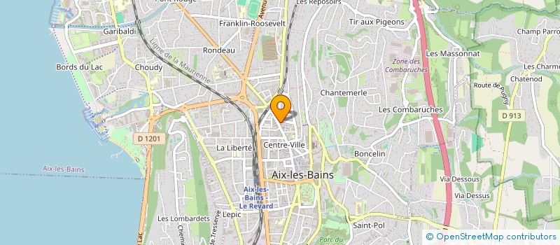 localisation de l'entreprise CHARLIZE à AIX-LES-BAINS