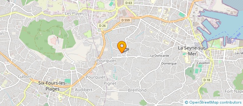 localisation de l'entreprise CHARLIZE à LA SEYNE-SUR-MER