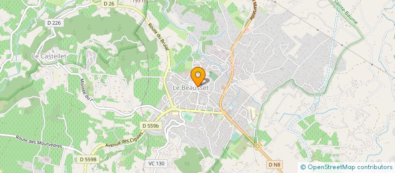 localisation de l'entreprise CHARLIZE A  LE BEAUSSET