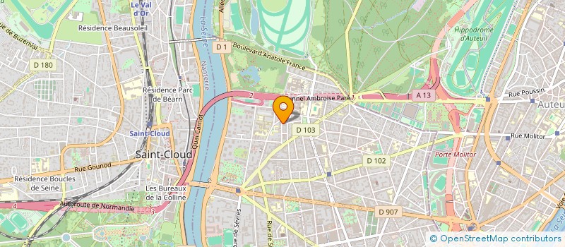 localisation de l'entreprise CHARLOC HOMES RENOVATION à BOULOGNE-BILLANCOURT