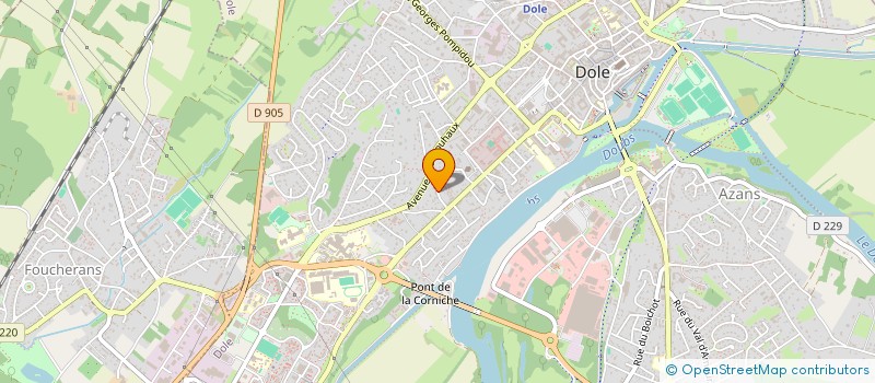 localisation de l'entreprise CHARLOISE à DOLE