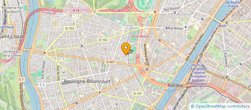 localisation de l'entreprise CHARLOT DEVELOPPEMENT à BOULOGNE-BILLANCOURT