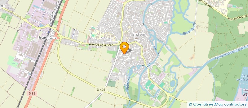 localisation de l'entreprise CHARLOTTE  ERSTEIN