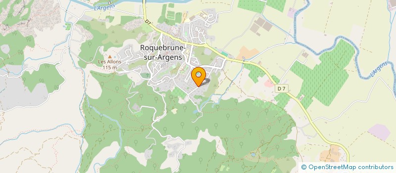 localisation de l'entreprise CHARLOTTE à ROQUEBRUNE-SUR-ARGENS