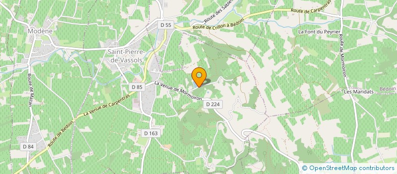 localisation de l'entreprise CHARLOTTE  SAINT-PIERRE-DE-VASSOLS