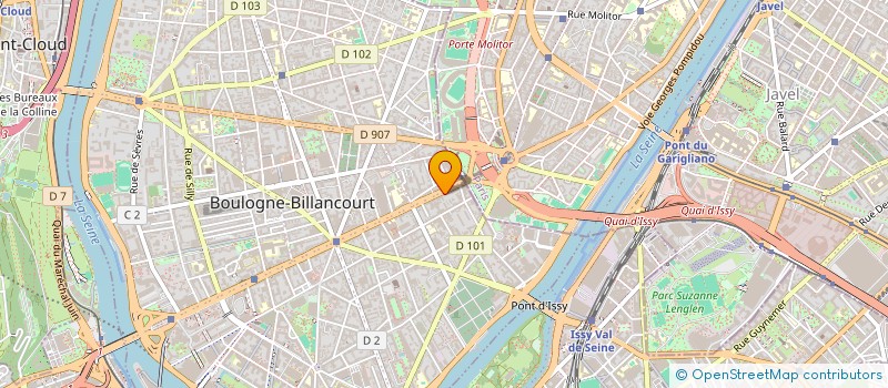 localisation de l'entreprise CHARLOTTE CORI PRODUCTION  BOULOGNE-BILLANCOURT