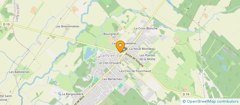 localisation de l'entreprise CHARLOTTE DECOR à LAILLY-EN-VAL