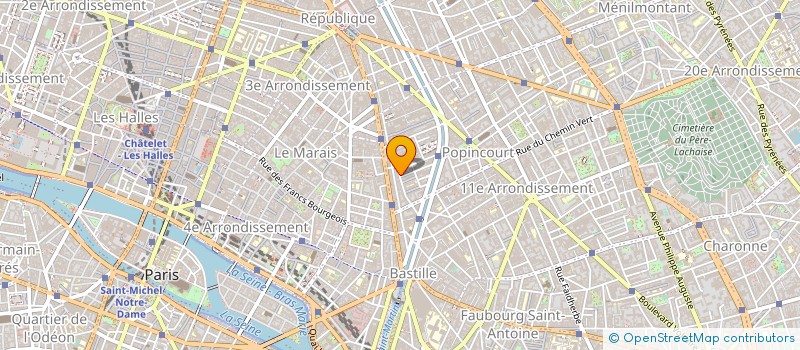 localisation de l'entreprise CHARLOTTE DUPREZ INNOVATION SOCIALE  PARIS