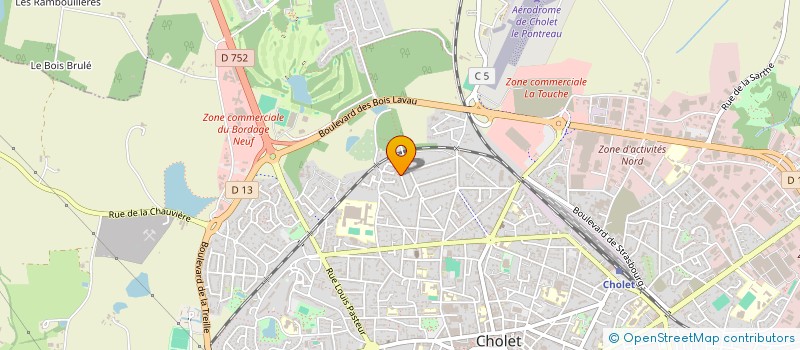 localisation de l'entreprise CHARLOTTE GOISLOT à CHOLET