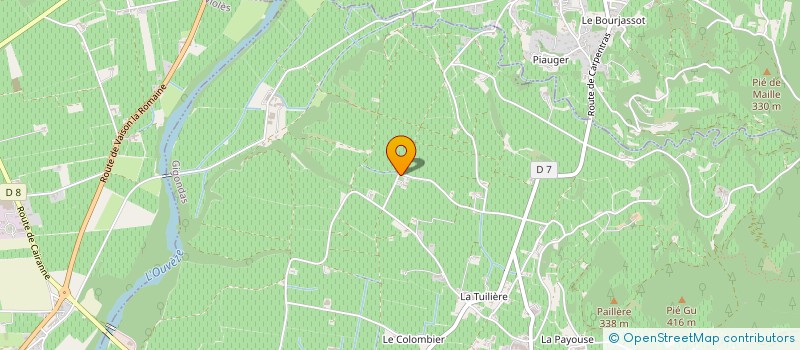 localisation de l'entreprise CHARLOTTE HENRY  GIGONDAS