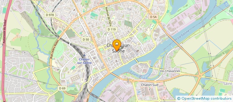 localisation de l'entreprise CHARLOTTE IMMOBILIER à CHALON-SUR-SAONE