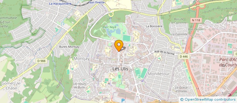 localisation de l'entreprise CHARLOTTE INSTITUT à LES ULIS