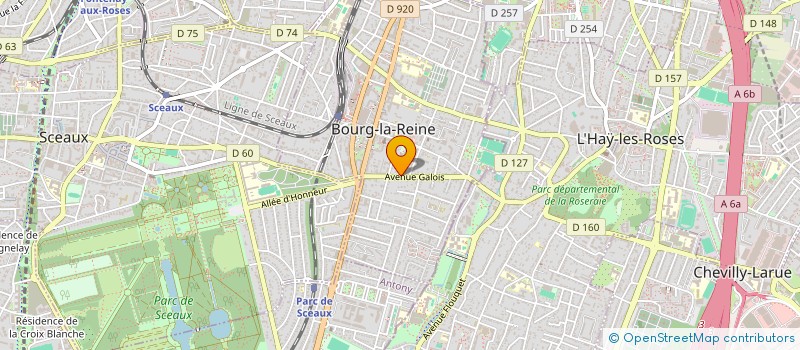 localisation de l'entreprise CHARLOTTE LOISIRS à BOURG-LA-REINE