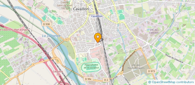 localisation de l'entreprise CHARLOTTE-LUBERON  CAVAILLON