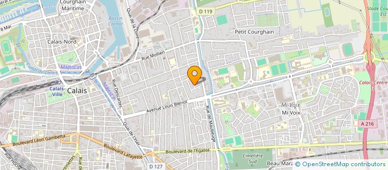 localisation de l'entreprise CHARLOTTE MUSI PRODUCTION  CALAIS