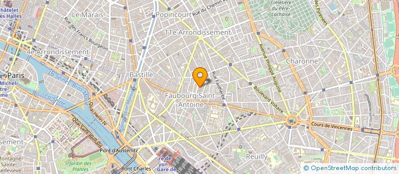 localisation de l'entreprise CHARLOTTE SARL  PARIS