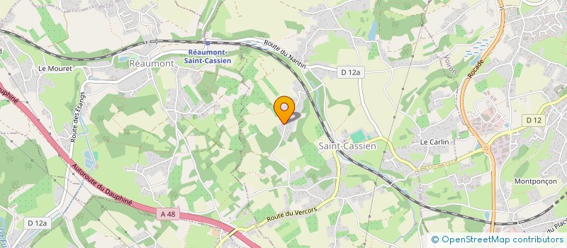 localisation de l'entreprise CHARLOU  SAINT-CASSIEN