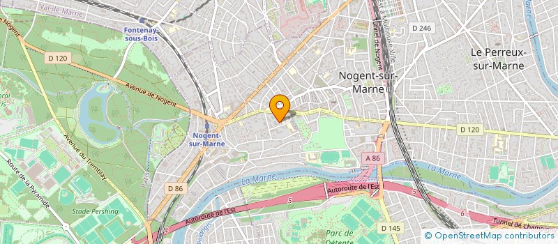 localisation de l'entreprise CHARLOUIS 1412  NOGENT-SUR-MARNE