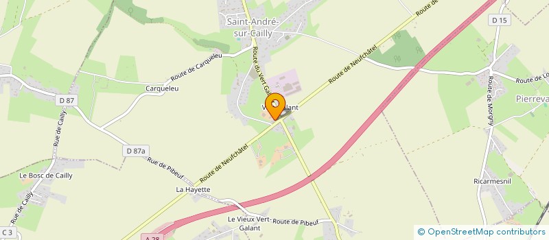 localisation de l'entreprise CHARLOUIS  SAINT-ANDRE-SUR-CAILLY