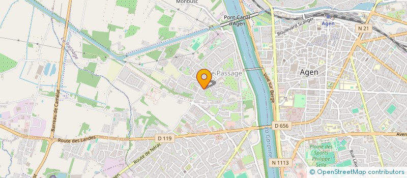 localisation de l'entreprise CHARLOUIS  LE PASSAGE