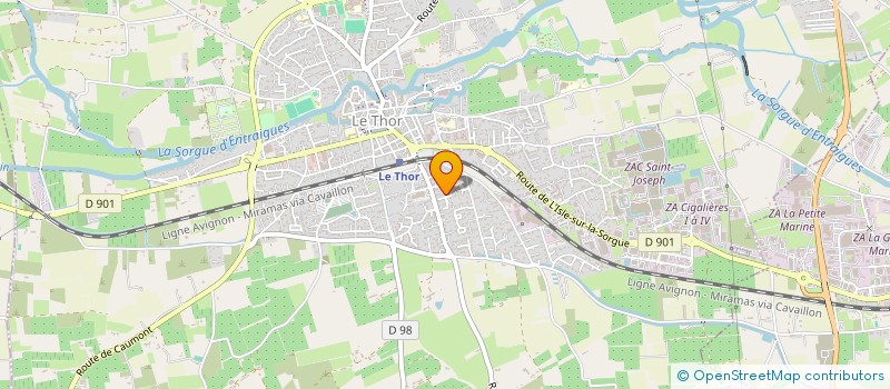 localisation de l'entreprise CHARLOUN  LE THOR