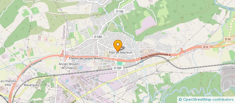 localisation de l'entreprise CHARLRAY  MEYREUIL