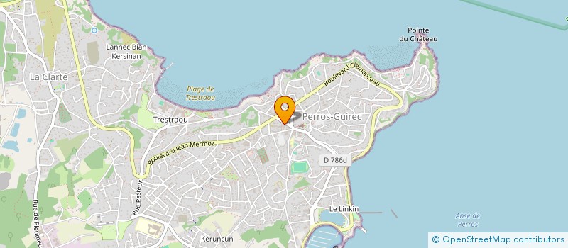 localisation de l'entreprise CHARLY  PERROS-GUIREC