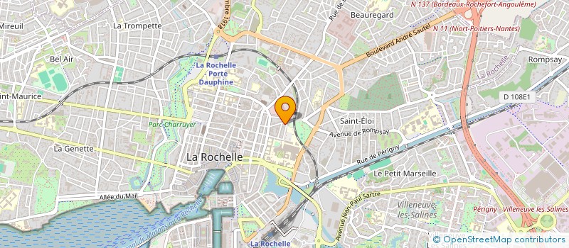 localisation de l'entreprise CHARLY  LA ROCHELLE