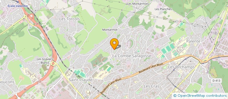 localisation de l'entreprise CHARLY  BESANCON