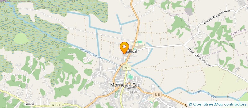 localisation de l'entreprise CHARLY à MORNE A L'EAU