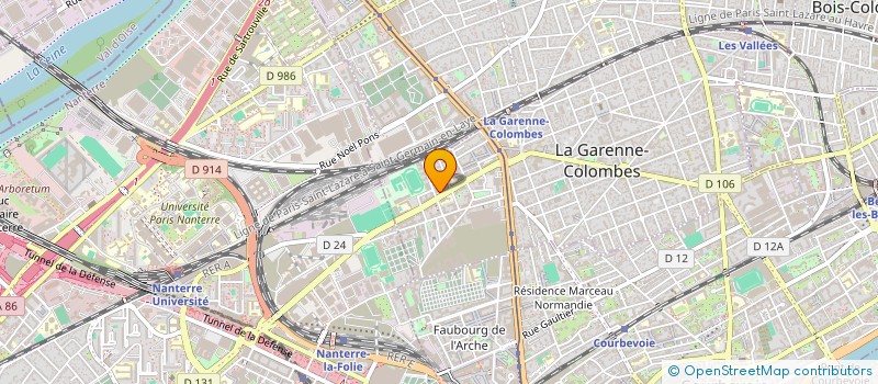 localisation de l'entreprise CHARLY à LA GARENNE-COLOMBES
