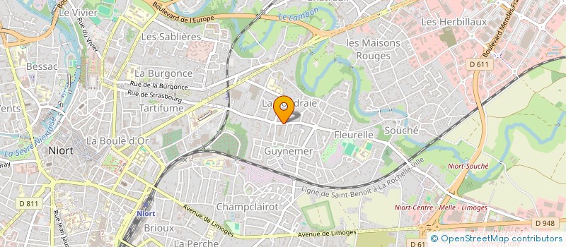 localisation de l'entreprise CHARLY  NIORT