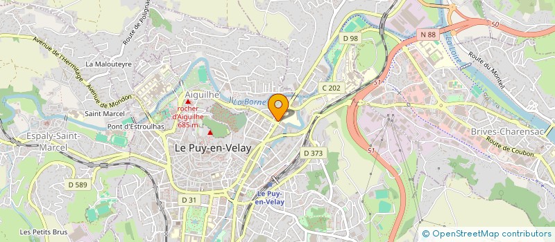 localisation de l'entreprise CHARLY  LE PUY-EN-VELAY