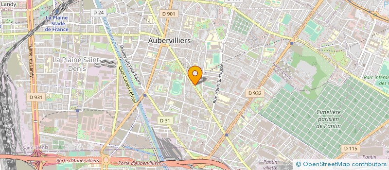 localisation de l'entreprise CHARLY AUTOMATIC à AUBERVILLIERS