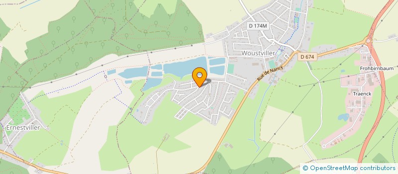 localisation de l'entreprise CHARLY BATIMENT  WOUSTVILLER