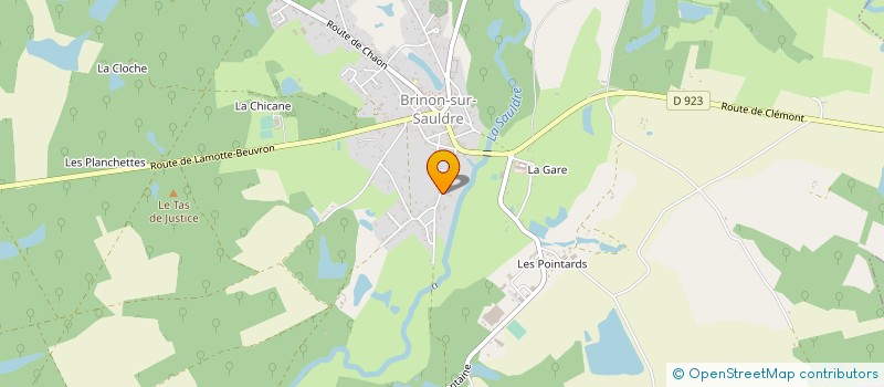 localisation de l'entreprise CHARLY BOYS  BRINON-SUR-SAULDRE