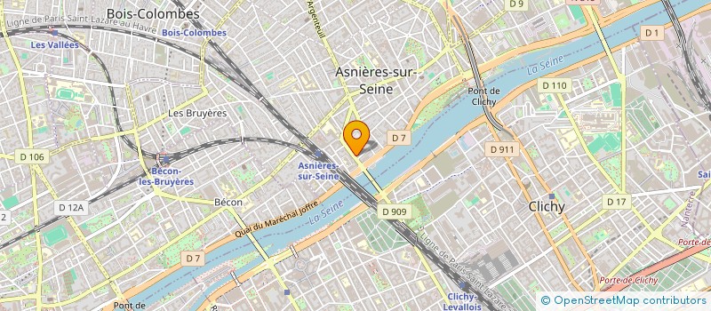 localisation de l'entreprise CHARLY DAN à ASNIERES-SUR-SEINE