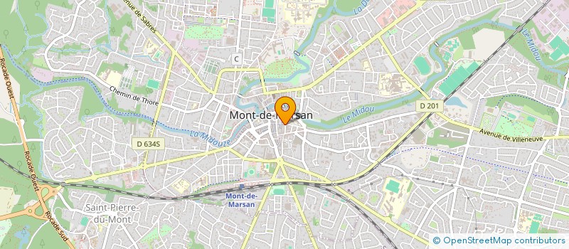 localisation de l'entreprise CHARLY FORMATION  MONT-DE-MARSAN